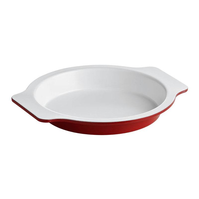 Ecocook Red Cake Tin With Handles - 27Cm - Premier Home