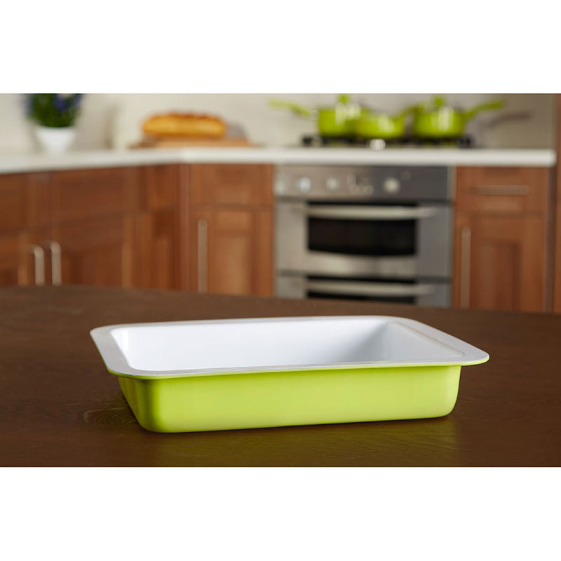 Ecocook Lime Green Roasting Dish