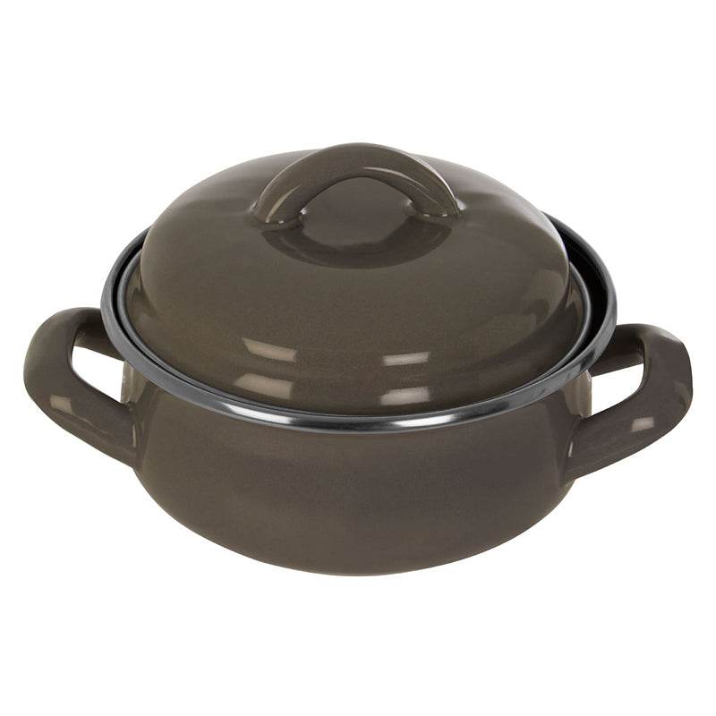 Porter 12cm Dia Grey Mini Casserole Dish - Premier Home