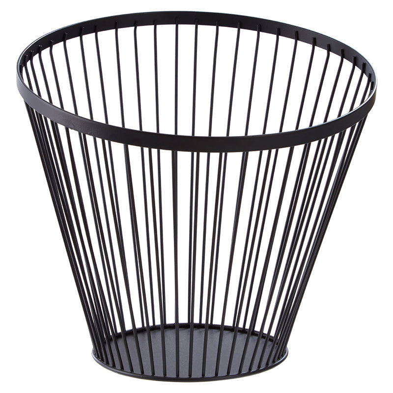 Tall Oblique Basket with Matte Black Frame