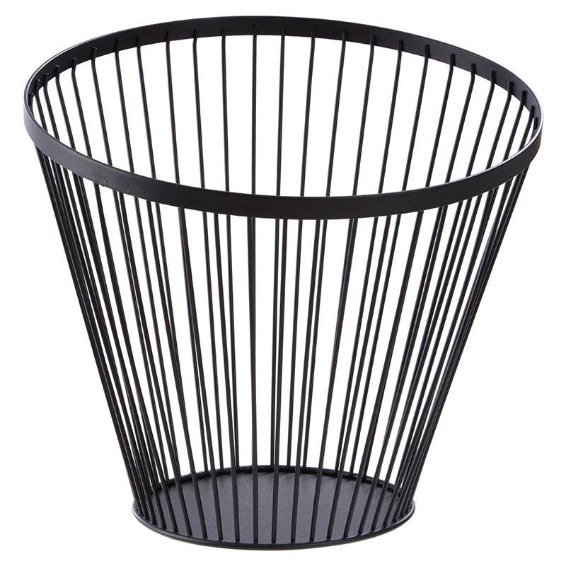 Tall Oblique Basket with Matte Black Frame - Premier Home