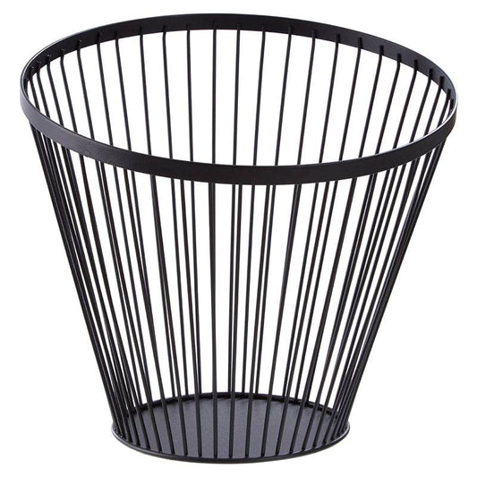 Tall Oblique Basket with Matte Black Frame - Premier Home