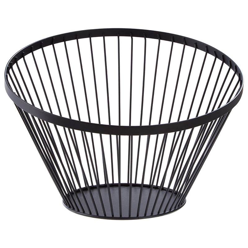 Oblique Basket with Matte Black Frame - Premier Home