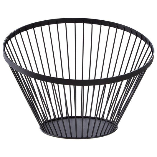 Oblique Basket with Matte Black Frame - Premier Home
