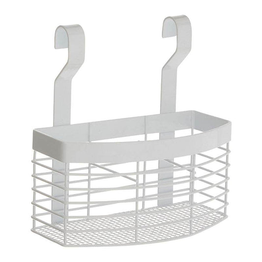 Sorello White Iron Hanging Storage Basket - Premier Home