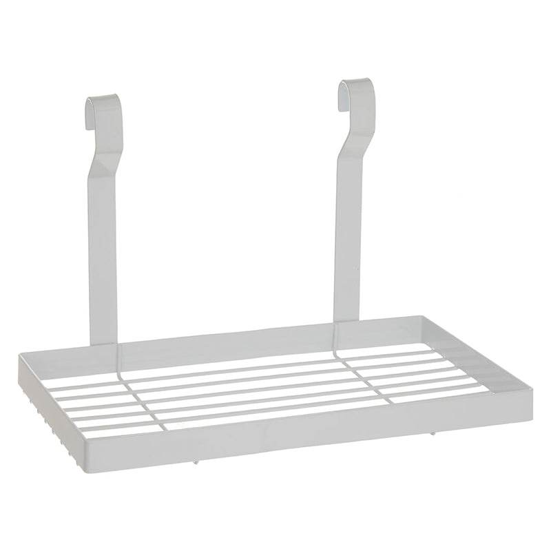 Sorello White Iron Single Shelf Storage Rack - Premier Home