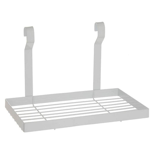 Sorello White Iron Single Shelf Storage Rack - Premier Home
