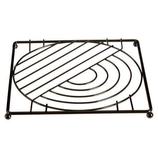 Vertex Black Nickel Finish Square Trivet - Premier Home
