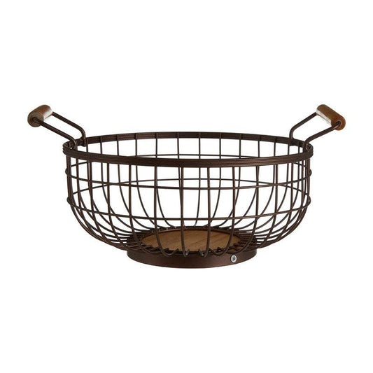 Vertex Bronze Powder Coated Fruit Basket - Premier Home