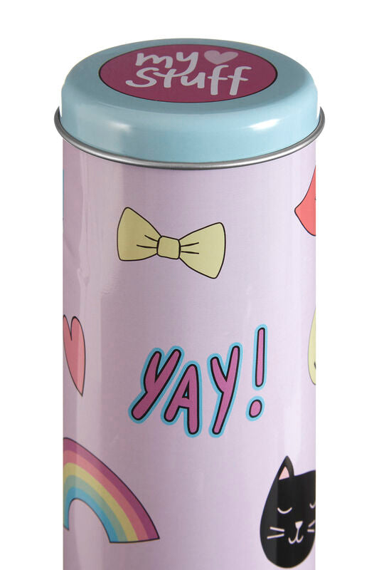 Pink Storage Canister with Lid