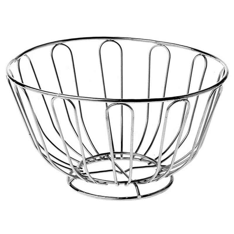 Chrome Round Fruit Basket