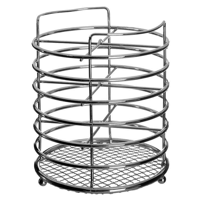 4 Section Chrome Cutlery Caddy - Premier Home