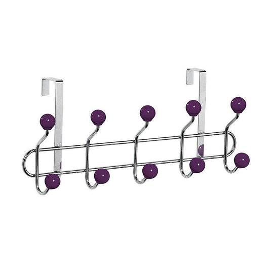 Over Door Purple Ceramic Balls Hanger - Premier Home