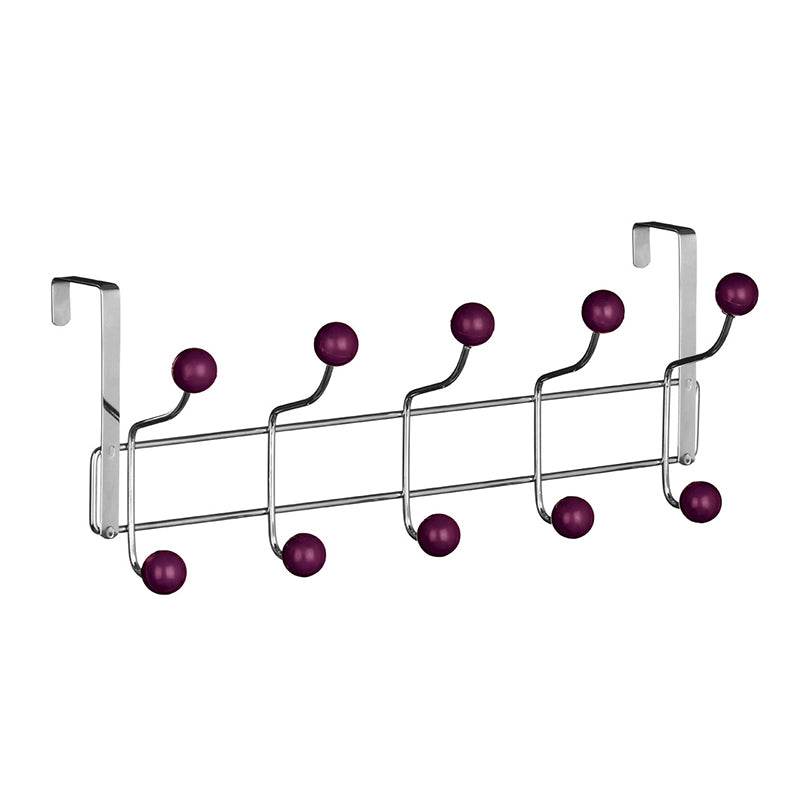 Over Door Purple Balls Ten Hook Hanger - Premier Home