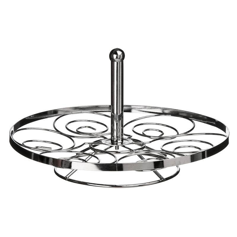 Chrome 6 Cup Cake Stand - Premier Home