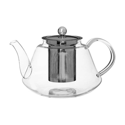 High Borosilicate Curved Teapot - 1200ml - Premier Home