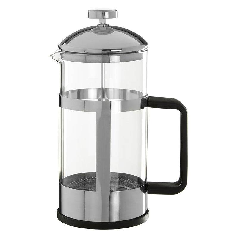Leora Silver Finish Cafetiere ? 1000ml - Premier Home