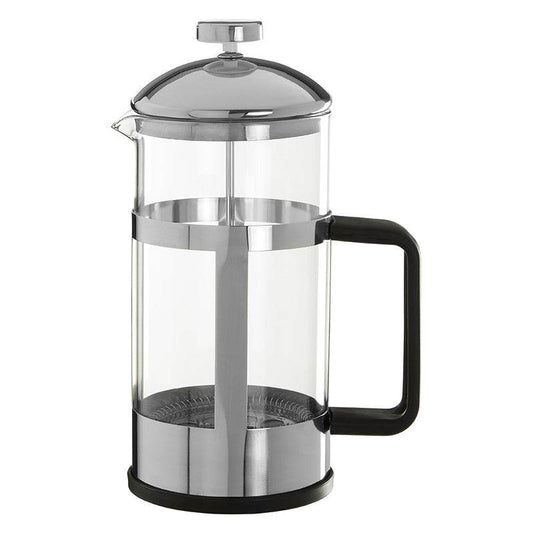Leora Silver Finish Cafetiere ? 1000ml - Premier Home