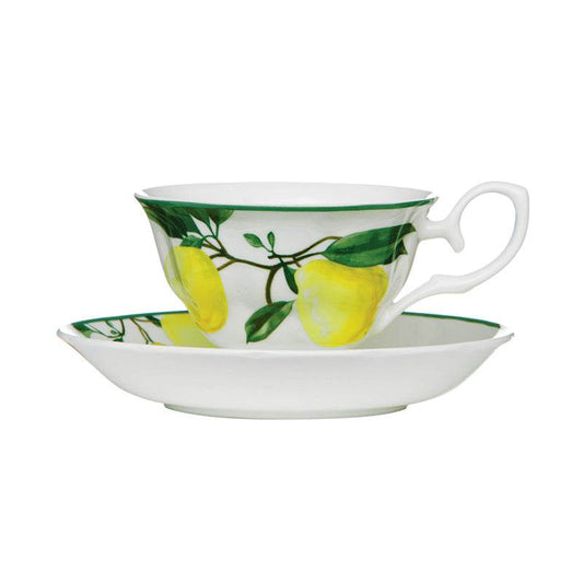Lemon Tree Cup and Saucer - Premier Home