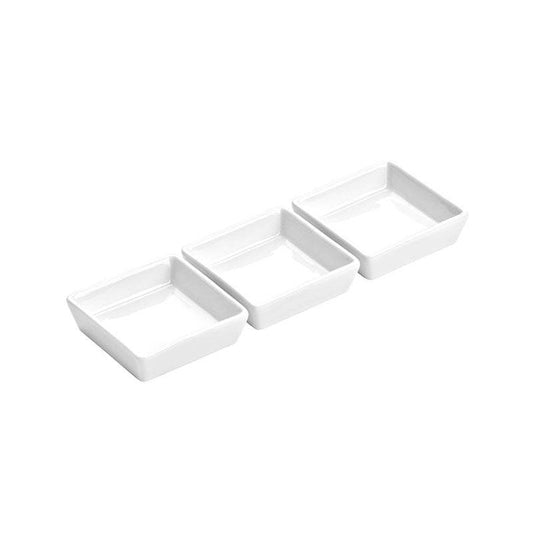 Entree Square Serving Dishes - Set Of 3 - Premier Home