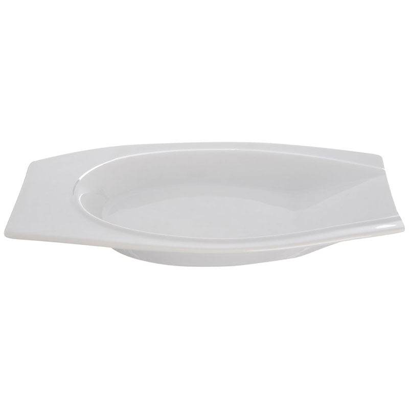 White Porcelain Serving Plate - Premier Home