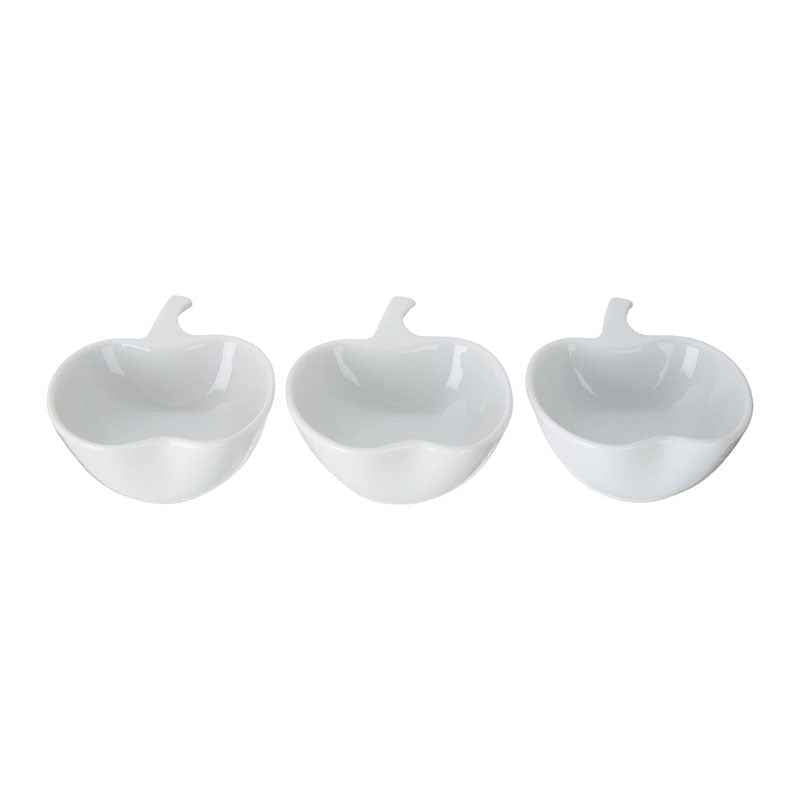 Apple Shape Serving Dishes - Set Of 3