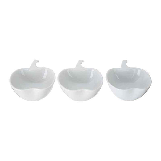 Apple Shape Serving Dishes - Set Of 3 - Premier Home