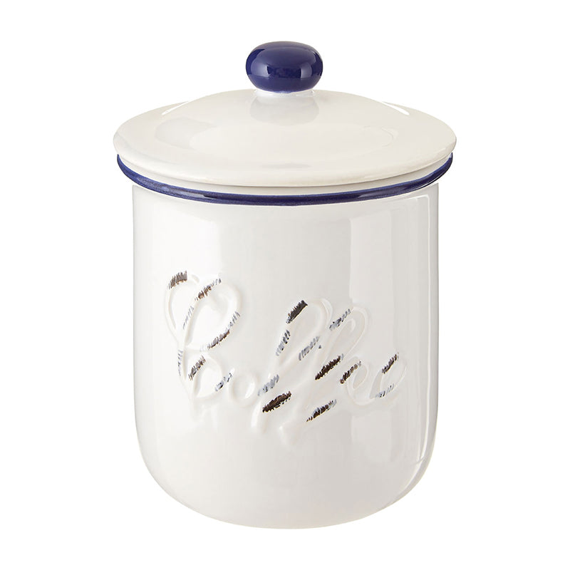 Chiltern Blue Rim Small Coffee Canister
