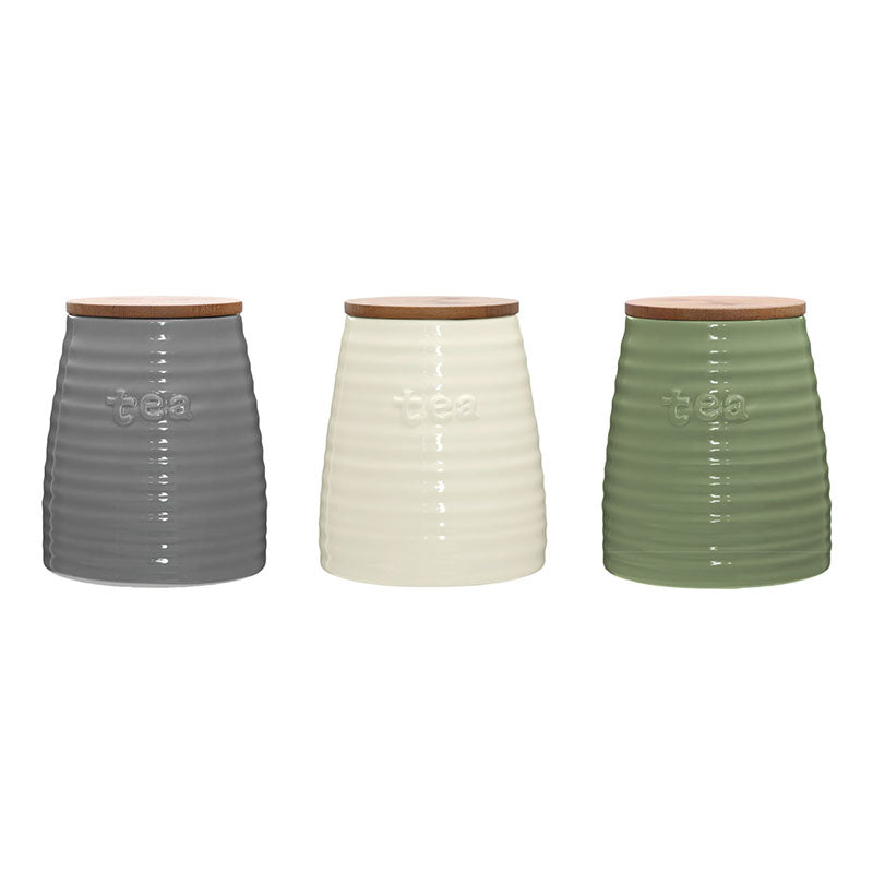 Winnie Green Dolomite Tea Canister