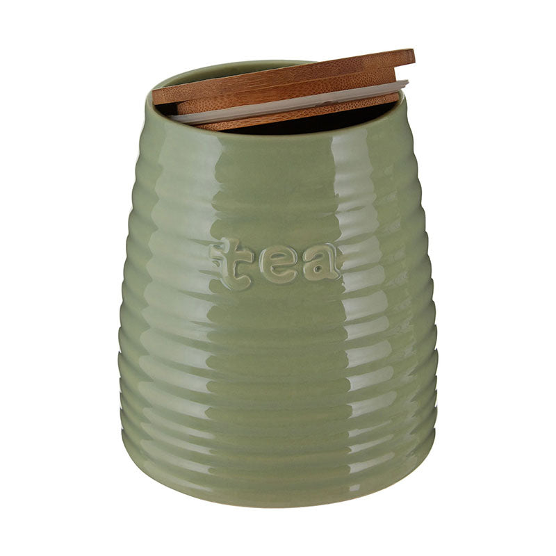 Winnie Green Dolomite Tea Canister