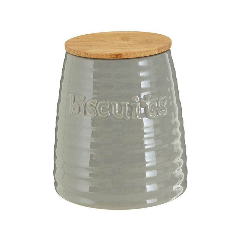 Winnie Grey Dolomite Biscuit Canister - Premier Home