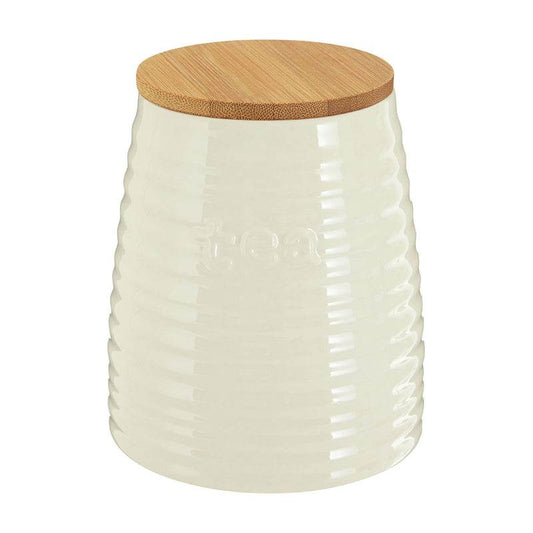 Winnie Cream Dolomite Tea Canister - Premier Home