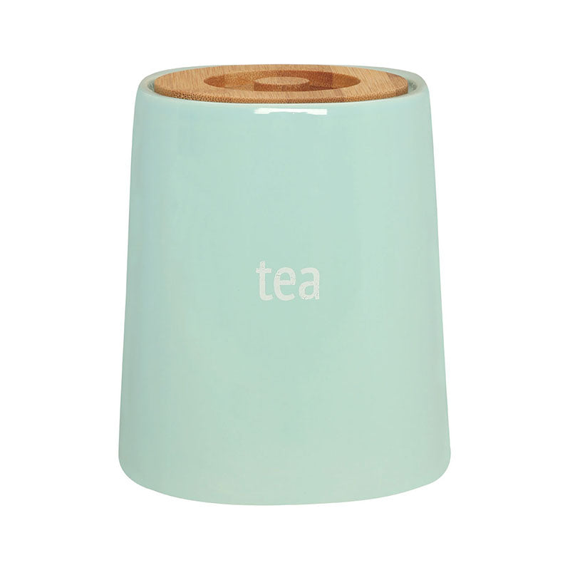 Fletcher Blue Ceramic Tea Canister