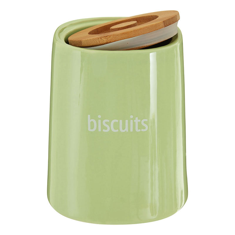 Fletcher Green Ceramic Biscuit Canister