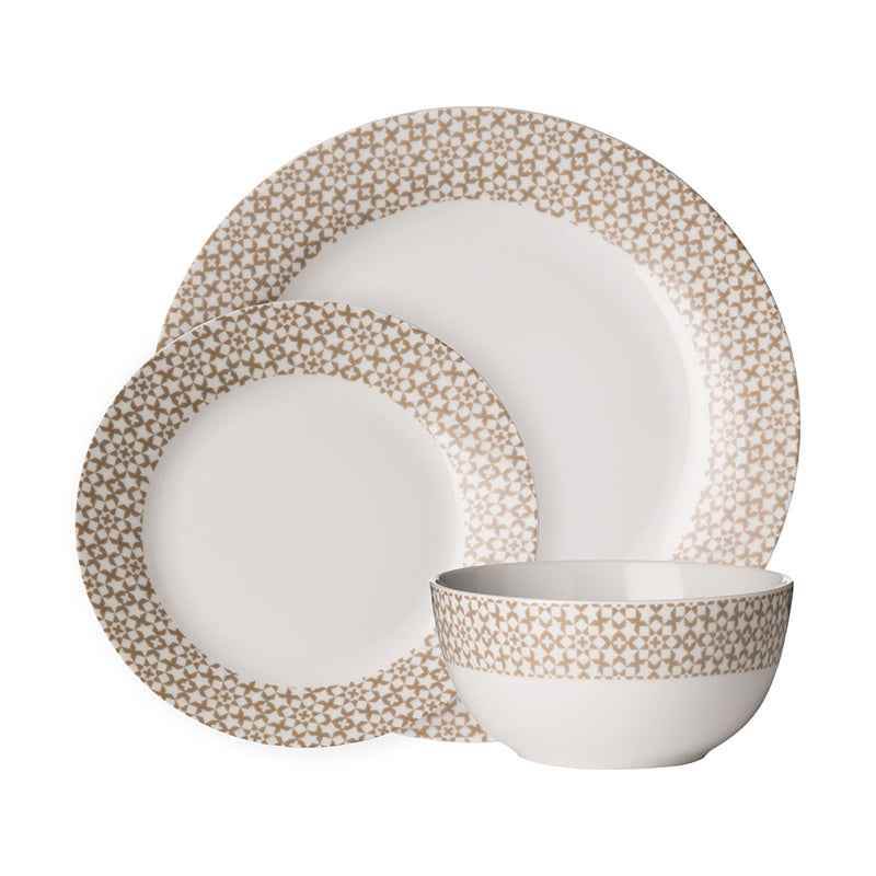 Avie Casablanca Natural Dinner Set - Premier Home