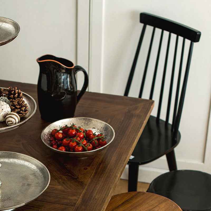 Calisto Black Glazed Terracotta Pitcher