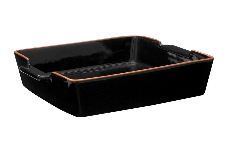 Calisto Square Black Glazed Baking Dish