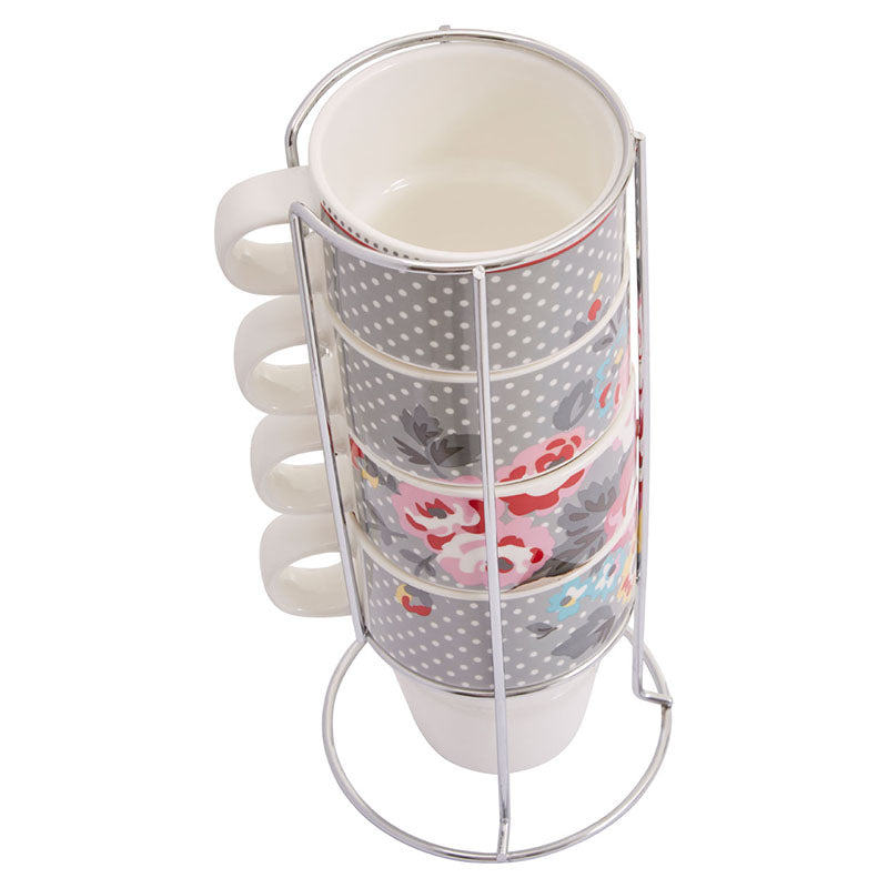 Stackable Pippa Mugs - Set of 4