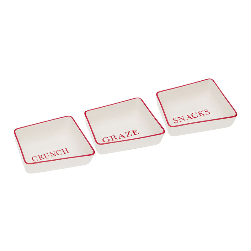 Hollywood Snack Dishes - Set Of 3