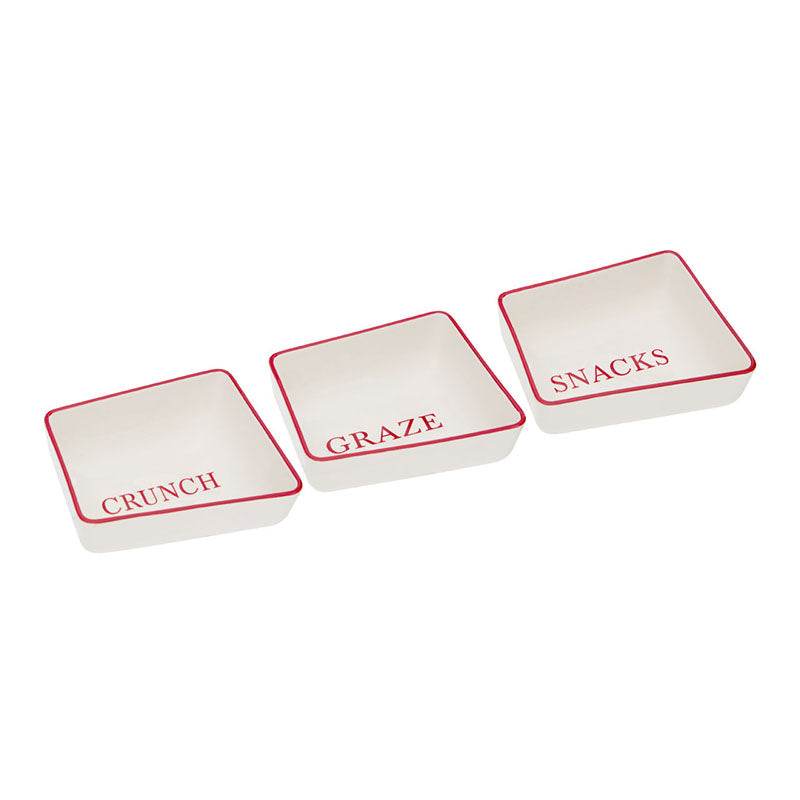 Hollywood Snack Dishes - Set Of 3 - Premier Home