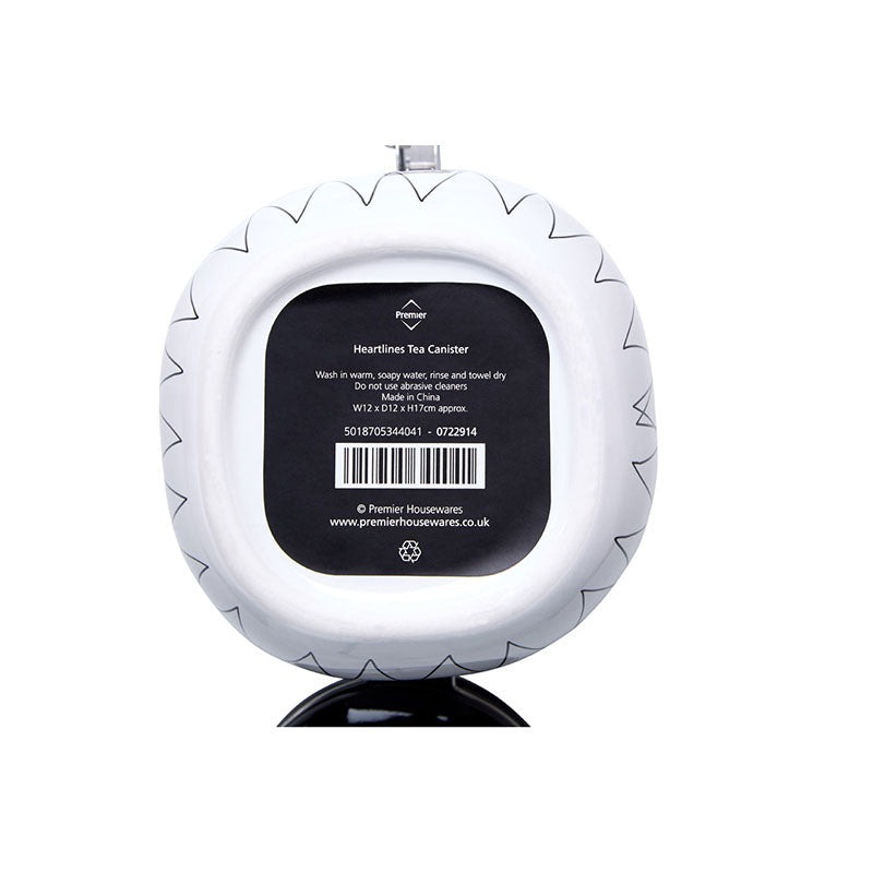 Heartlines Tea Canister