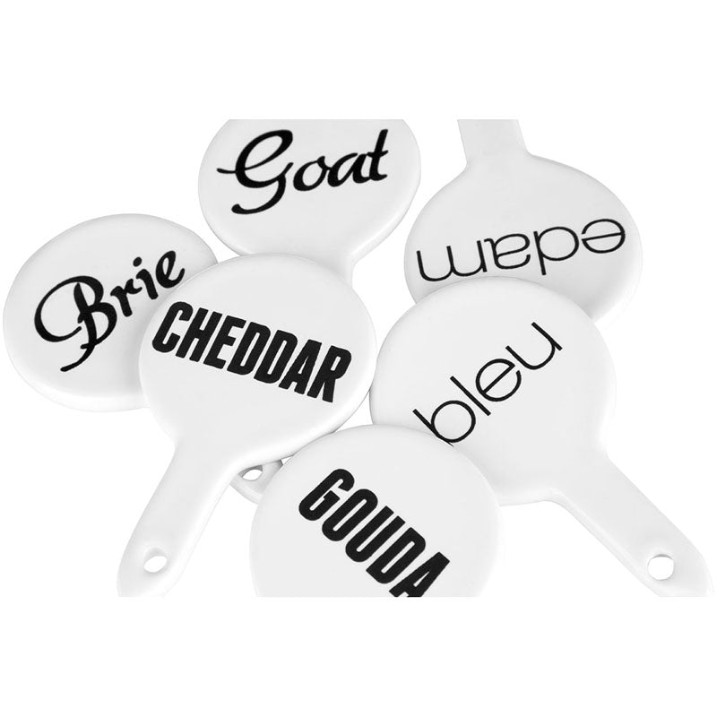 Pun & Games Cheese Markers - Set of 6