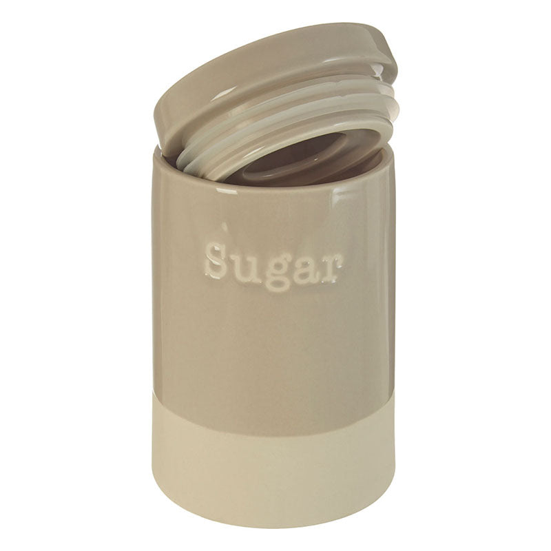 Jura Grey Sugar Canister