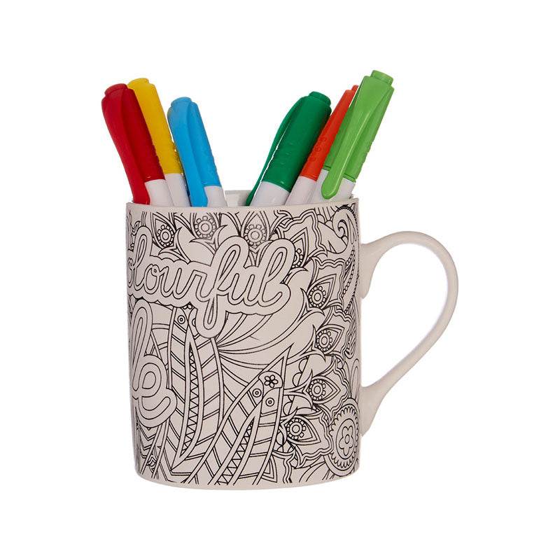 Live A Colourful Life Colour In Mug - Premier Home
