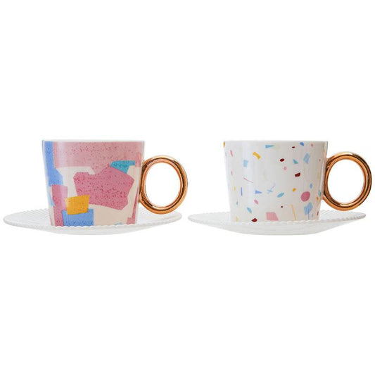 Miami 2 Cups and Saucers Set - Premier Home