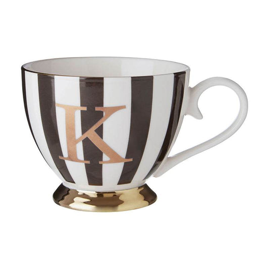 Mimo Duchess K Letter Monogram Mug - Premier Home