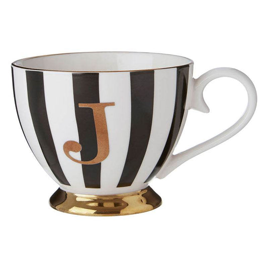 Mimo Duchess J Letter Monogram Mug - Premier Home