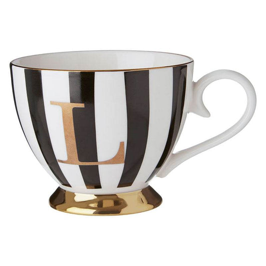 Mimo Duchess L Letter Monogram Mug - Premier Home