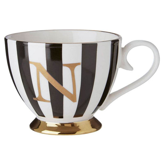 Mimo Duchess N Letter Monogram Mug - Premier Home