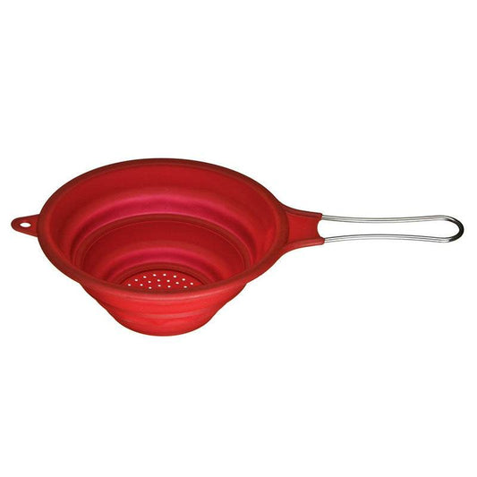 Red Silicone Zing Strainer - Premier Home